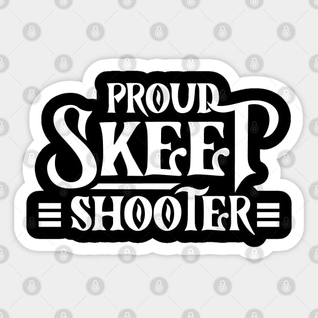 Skeets Shooter Sports Team Skeet Shooting Shot Sticker by dr3shirts